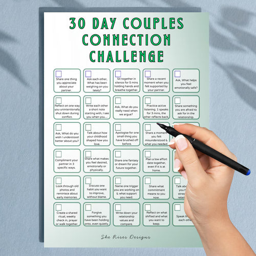 30 Day Couples Therapy Worksheet